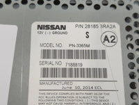 2013-2014 Nissan Sentra Radio AM FM Cd Player Receiver Replacement P/N:281853ra2a Fits Fits 2013 2014 OEM Used Auto Parts - 