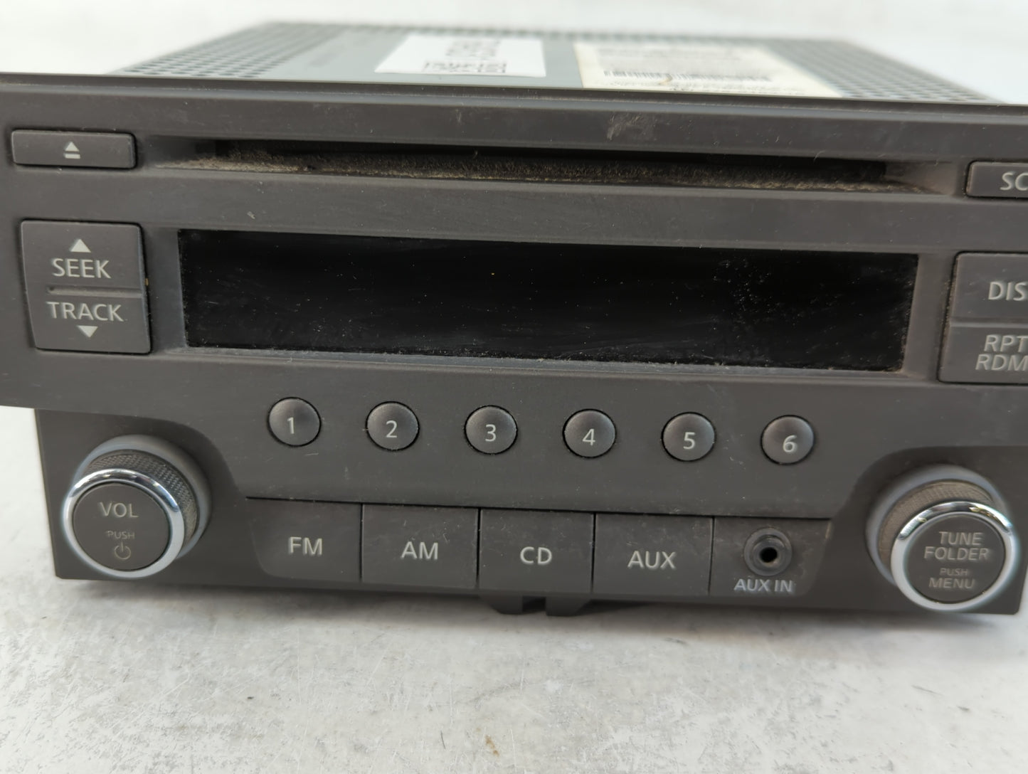 2013-2014 Nissan Sentra Am Fm Cd Player Radio Receiver - Oemusedautoparts1.com