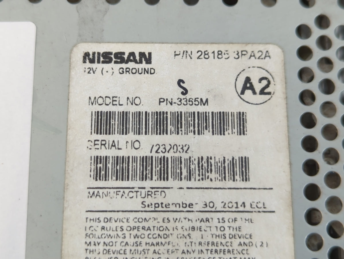 2013-2014 Nissan Sentra Am Fm Cd Player Radio Receiver 764631 - Oemusedautoparts1.com