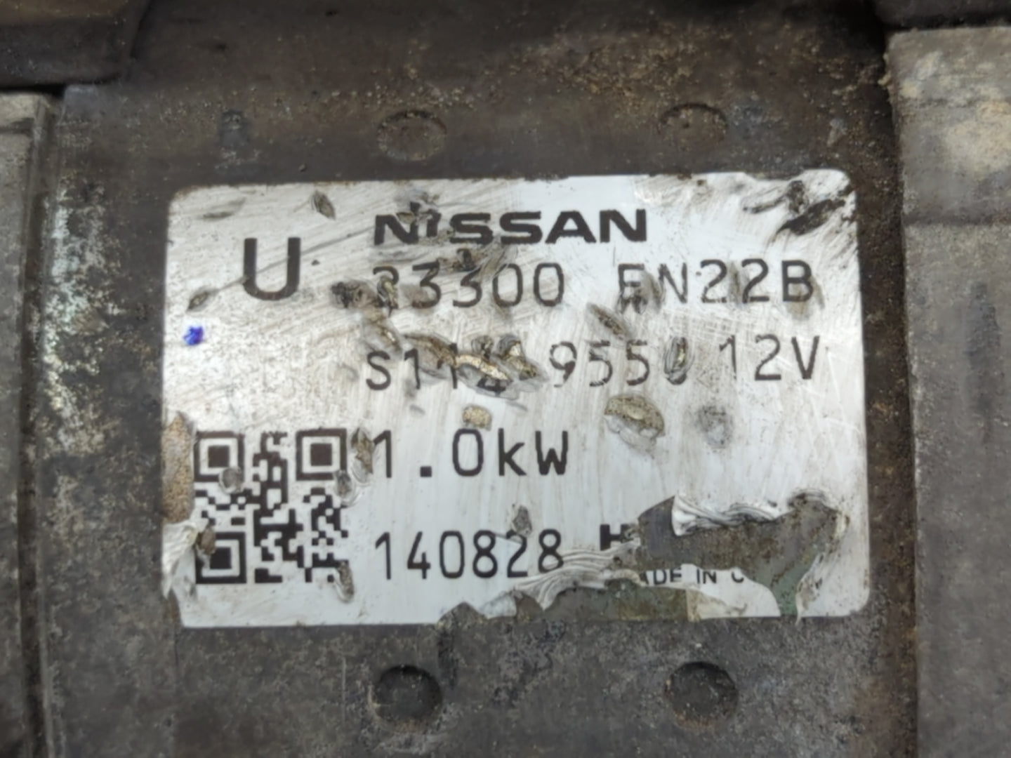 2013-2019 Nissan Sentra Car Starter Motor Solenoid OEM P/N:23300 EN22B Fits Fits 2013 2014 2015 2016 2017 2018 2019 2020 OEM