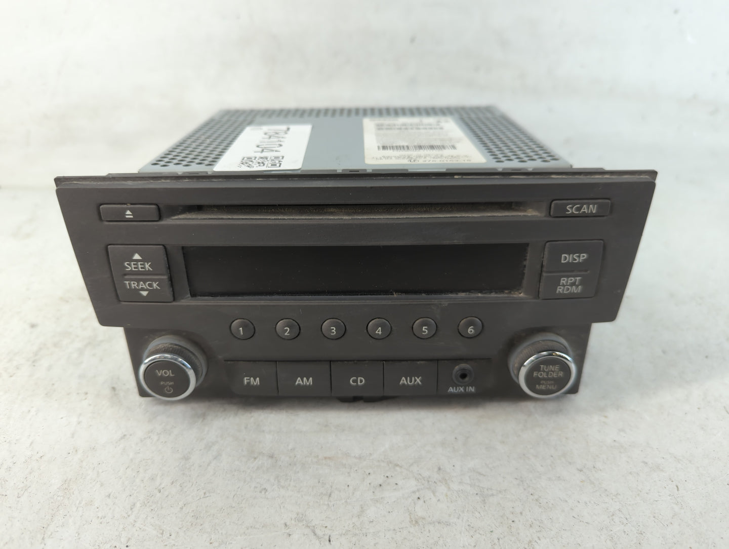 2013-2014 Nissan Sentra Radio AM FM Cd Player Receiver Replacement P/N:28185 3RA2A Fits Fits 2013 2014 OEM Used Auto Parts -