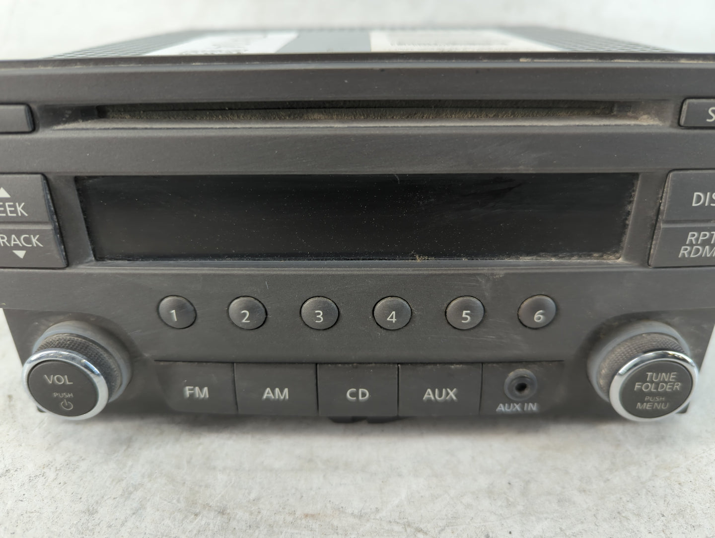 2013-2014 Nissan Sentra Radio AM FM Cd Player Receiver Replacement P/N:28185 3RA2A Fits Fits 2013 2014 OEM Used Auto Parts -