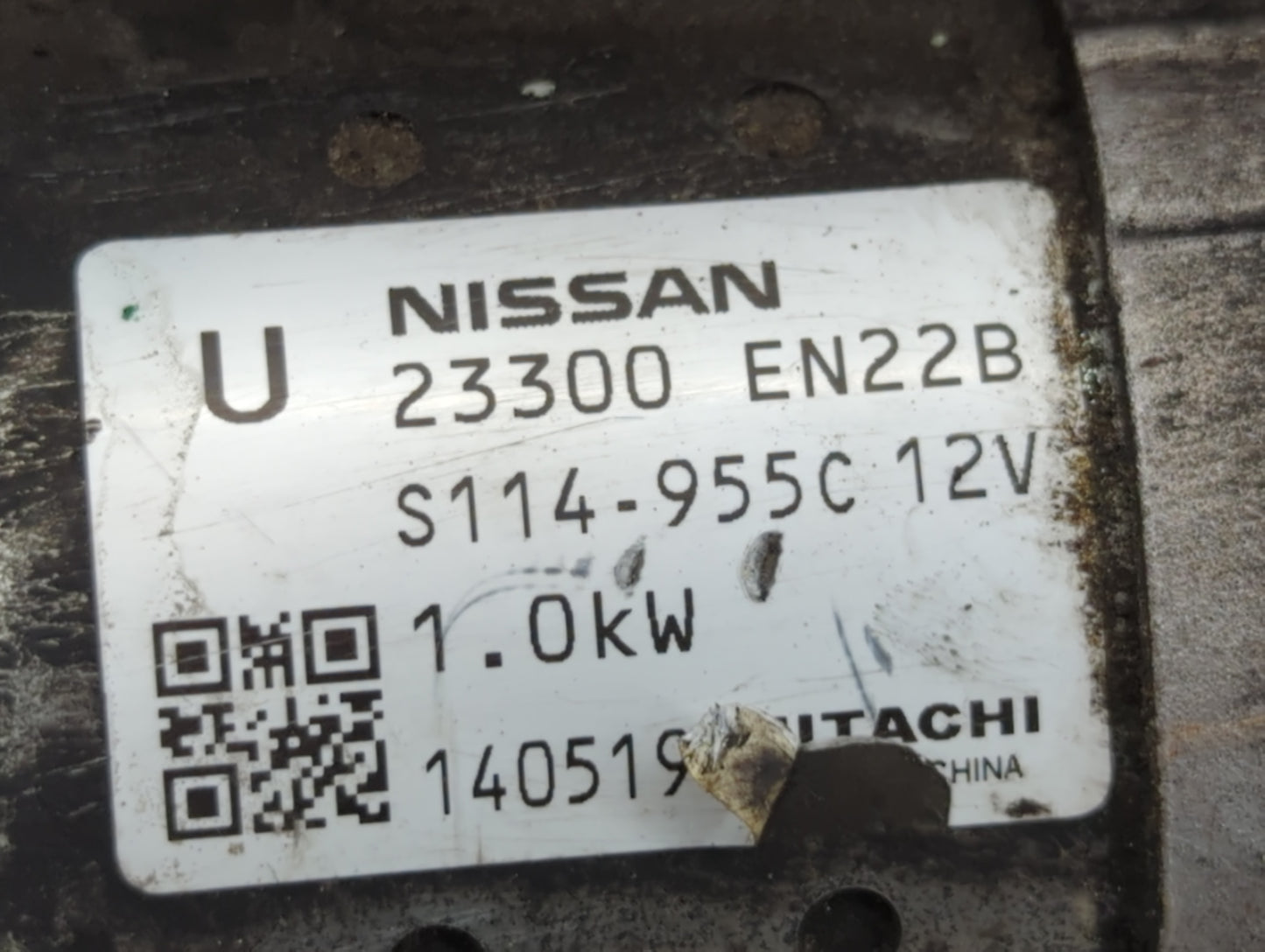 2013-2019 Nissan Sentra Car Starter Motor Solenoid OEM P/N:S114-955C 23300 EN22B Fits Fits 2013 2014 2015 2016 2017 2018 201