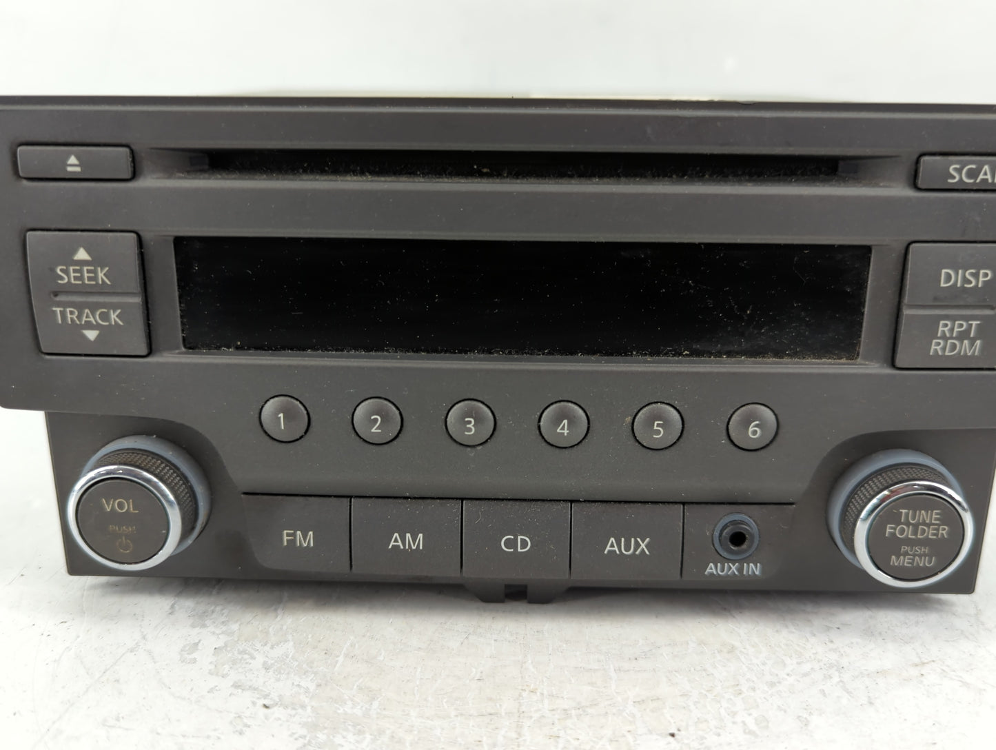 2013-2014 Nissan Sentra Radio AM FM Cd Player Receiver Replacement P/N:28185 3RA2A Fits Fits 2013 2014 OEM Used Auto Parts -
