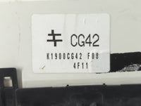 2013-2014 Nissan Sentra Climate Control Module Temperature AC/Heater Replacement P/N:K1900CG42 Fits Fits 2013 2014 OEM Used 