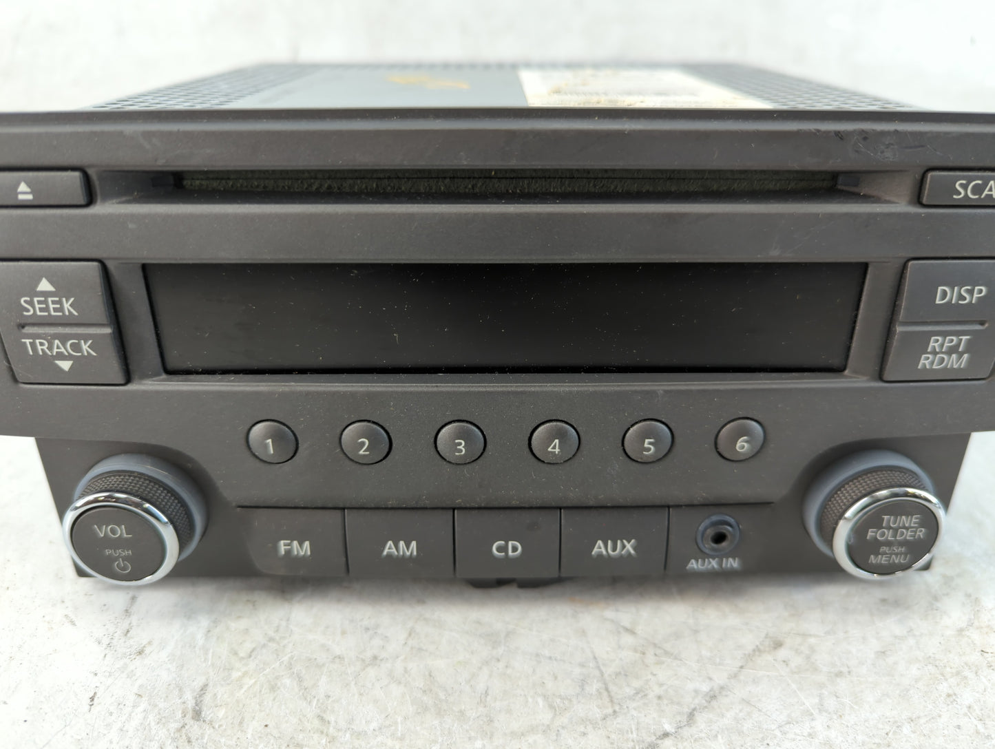 2013-2014 Nissan Sentra Radio AM FM Cd Player Receiver Replacement P/N:28185 3RA2A Fits Fits 2013 2014 OEM Used Auto Parts -