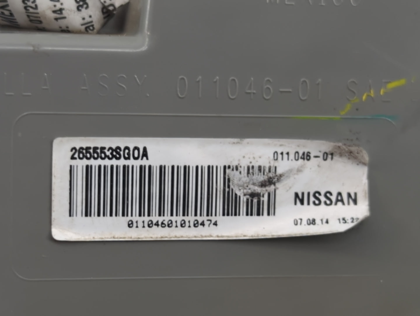 2013-2015 Nissan Sentra Tail Light Assembly Driver Left OEM Fits Fits 2013 2014 2015 OEM Used Auto Parts - Oemusedautoparts1