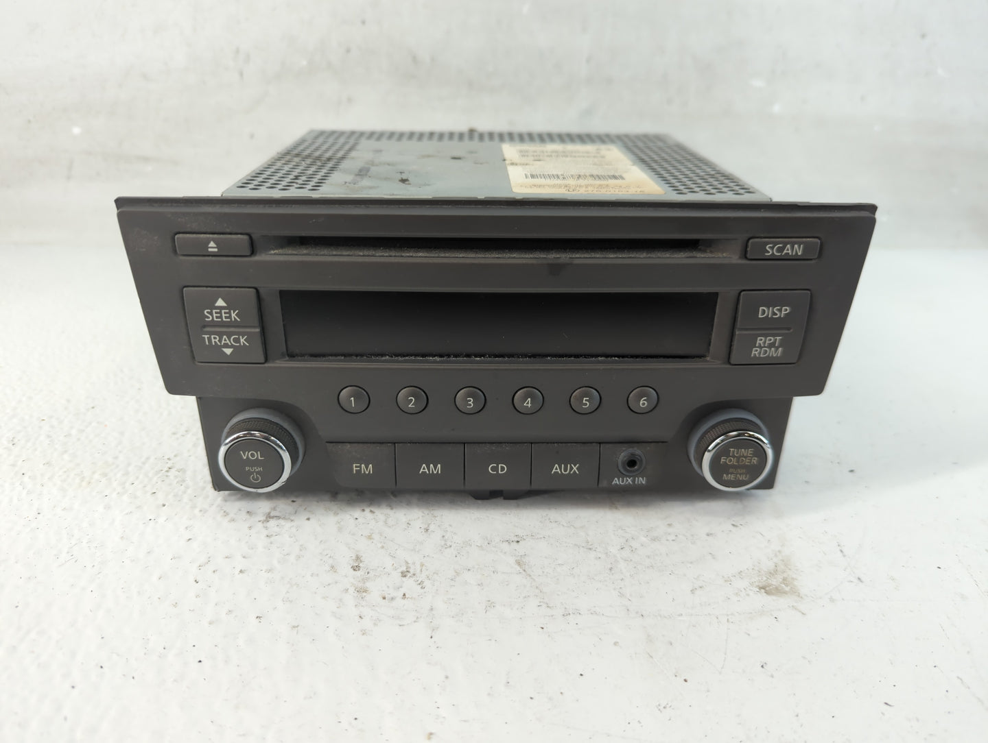 2013-2014 Nissan Sentra Radio AM FM Cd Player Receiver Replacement P/N:28185 3RA2A Fits Fits 2013 2014 OEM Used Auto Parts -