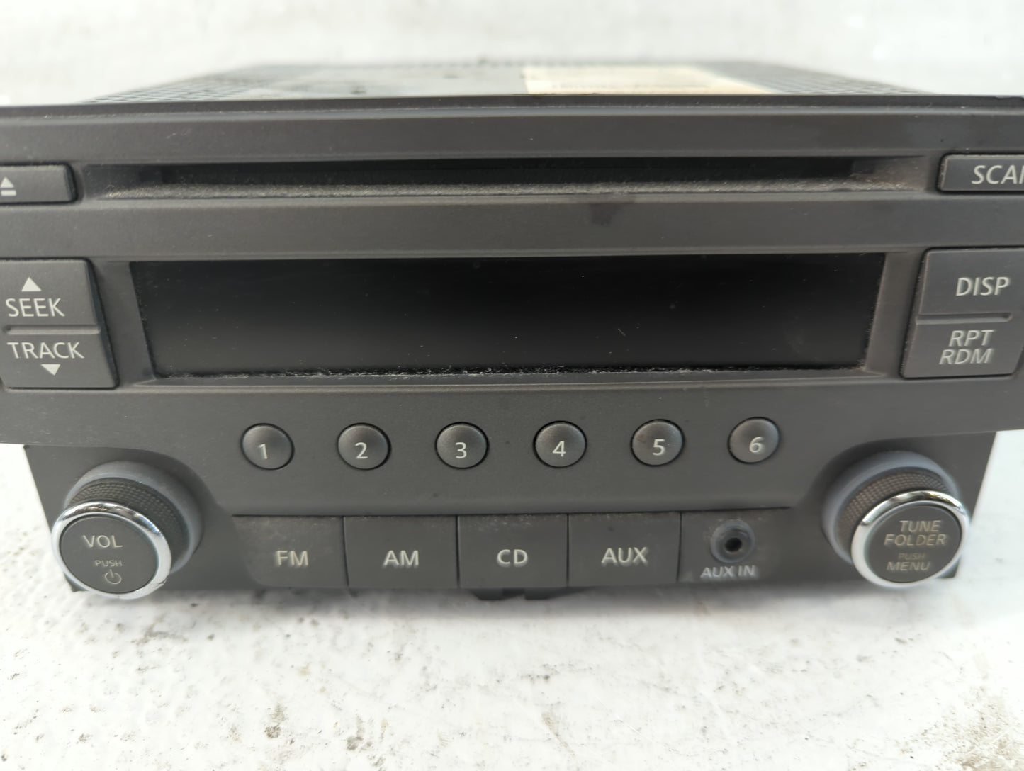 2013-2014 Nissan Sentra Radio AM FM Cd Player Receiver Replacement P/N:28185 3RA2A Fits Fits 2013 2014 OEM Used Auto Parts -