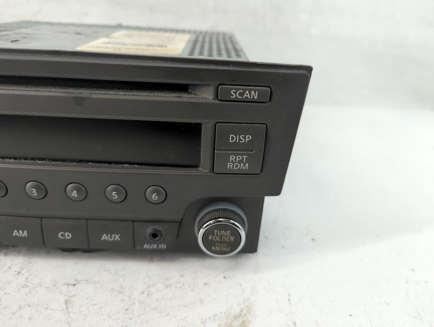 2013-2014 Nissan Sentra Radio AM FM Cd Player Receiver Replacement P/N:28185 3RA2A Fits Fits 2013 2014 OEM Used Auto Parts -