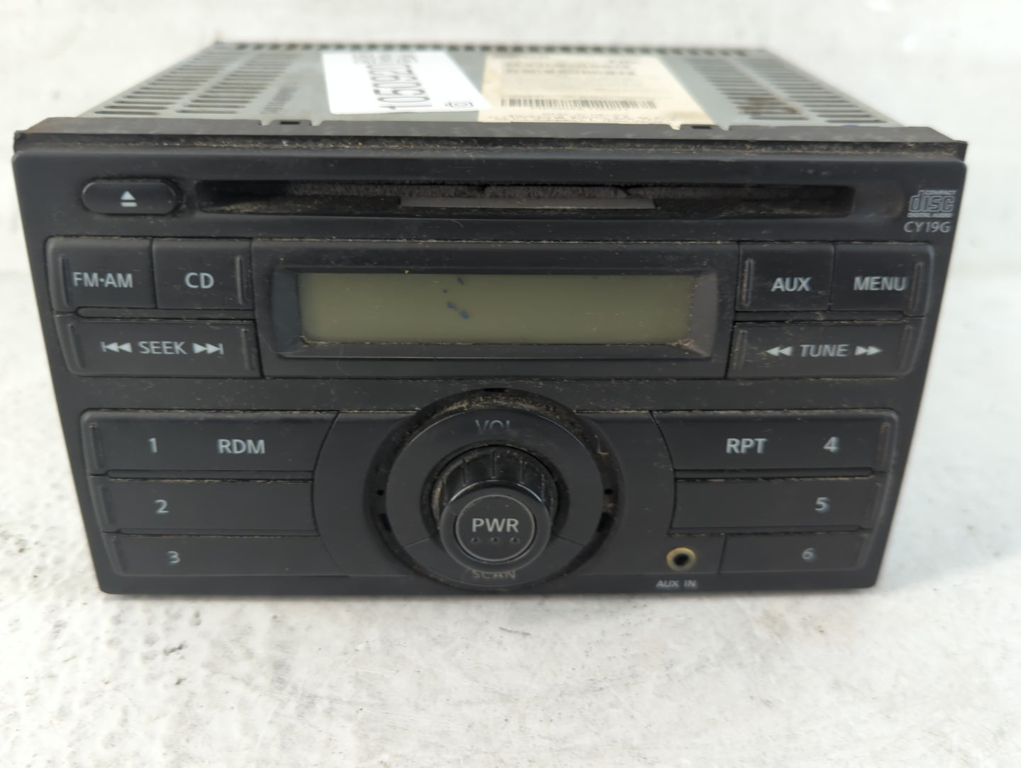 2014-2019 Nissan Versa Radio AM FM Cd Player Receiver Replacement P/N:28185 3VY0A Fits Fits 2014 2015 2016 2017 2018 2019 OE