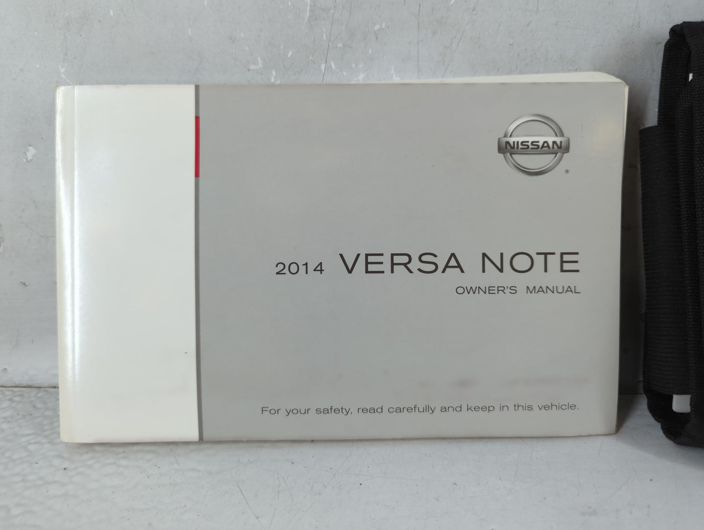 2014 Nissan Versa Owners Manual Book Guide P/N:OM14E 0E12U0 OEM Used Auto Parts - Oemusedautoparts1.com