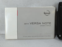 2014 Nissan Versa Owners Manual Book Guide P/N:OM14E 0E12U0 OEM Used Auto Parts - Oemusedautoparts1.com