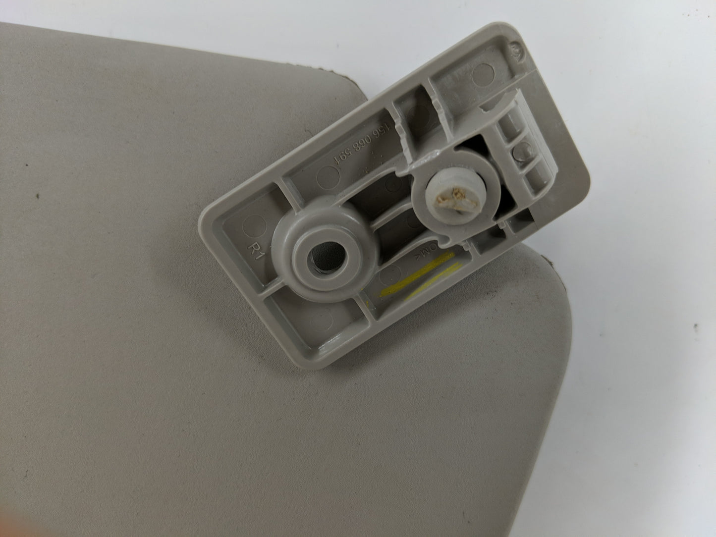 2013-2015 Nissan Versa Sun Visor Shade Replacement Passenger Right Mirror Fits Fits 2013 2014 2015 OEM Used Auto Parts - Oem