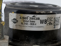 2014-2019 Nissan Versa ABS Pump Control Module Replacement P/N:47660 3WC0B Fits Fits 2014 2015 2016 2017 2018 2019 OEM Used 