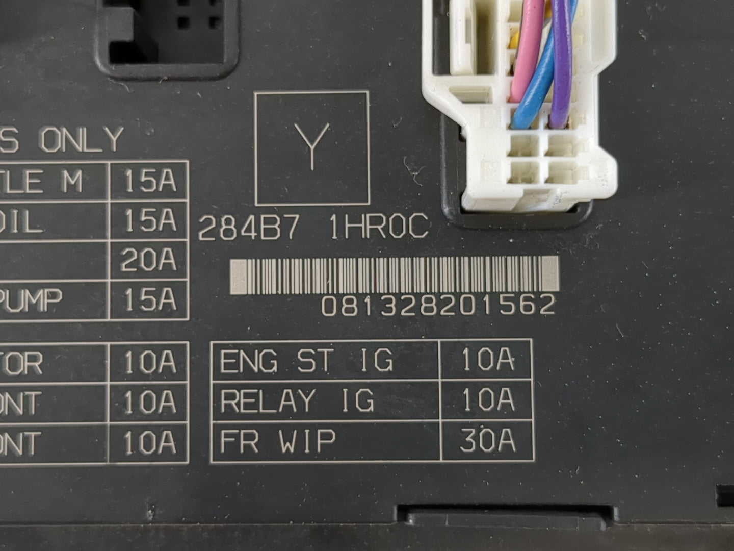2013-2019 Nissan Versa Fusebox Fuse Box Panel Relay Module P/N:284B7 1HR0C Fits Fits 2013 2014 2015 2016 2017 2018 2019 OEM 