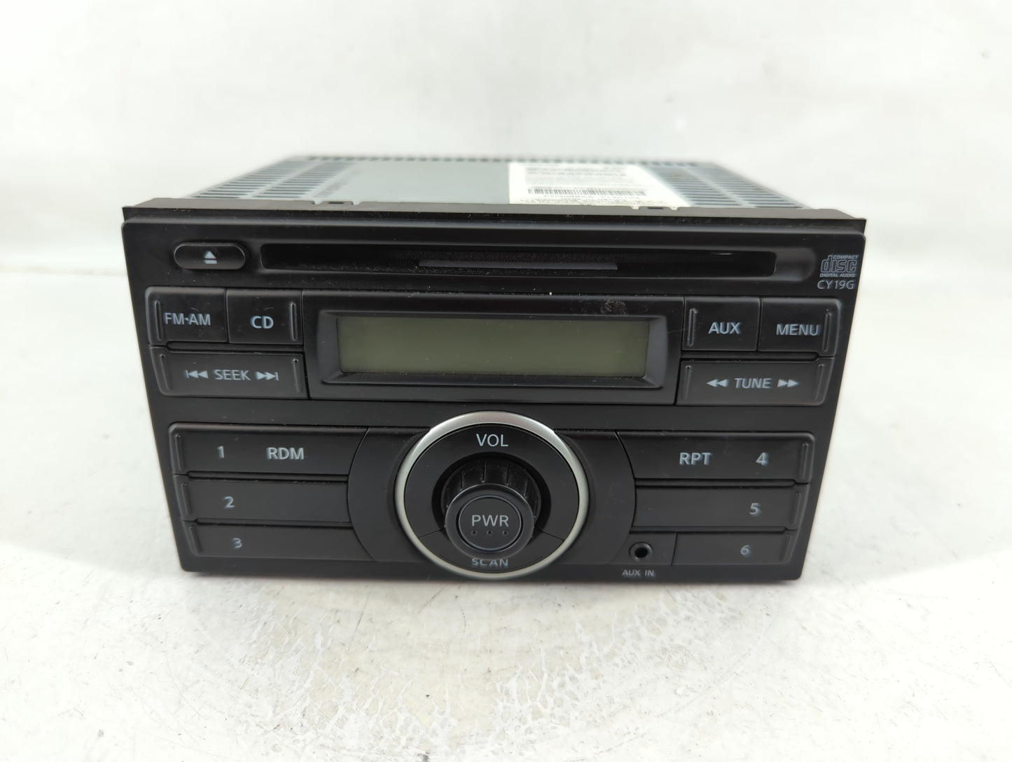 2012-2014 Nissan Versa Radio AM FM Cd Player Receiver Replacement P/N:28185 3AN0A Fits Fits 2012 2013 2014 OEM Used Auto Par