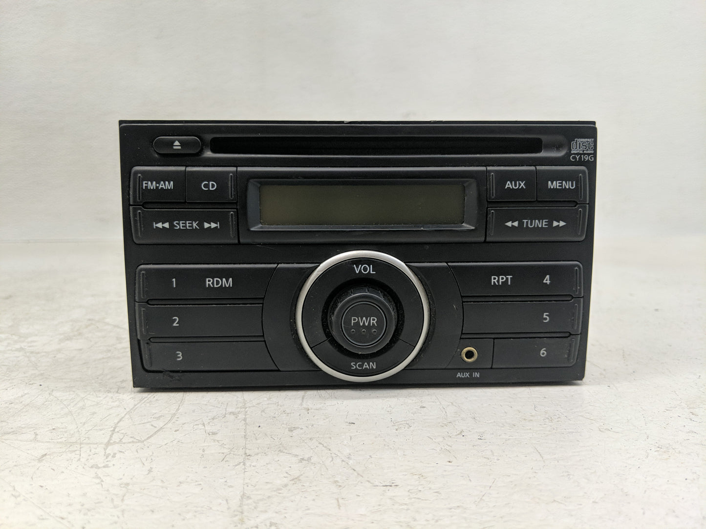 2012-2014 Nissan Versa Radio AM FM Cd Player Receiver Replacement P/N:28185 3AN0A Fits Fits 2012 2013 2014 OEM Used Auto Par