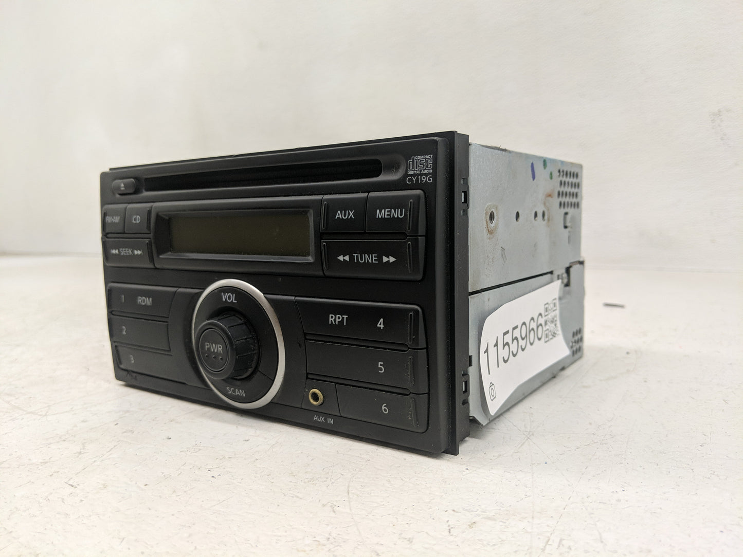 2012-2014 Nissan Versa Radio AM FM Cd Player Receiver Replacement P/N:28185 3AN0A Fits Fits 2012 2013 2014 OEM Used Auto Par