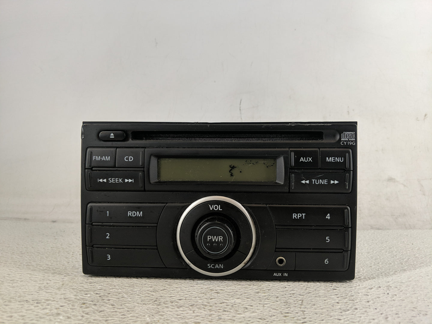 2012-2014 Nissan Versa Radio AM FM Cd Player Receiver Replacement P/N:28185 3AN0A Fits Fits 2012 2013 2014 OEM Used Auto Par