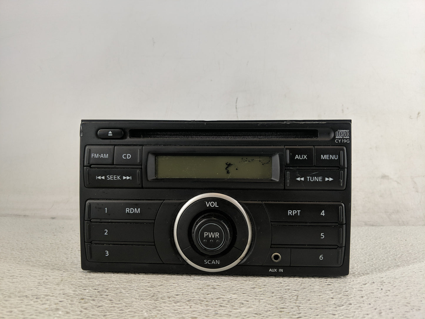2012-2014 Nissan Versa Radio AM FM Cd Player Receiver Replacement P/N:28185 3AN0A Fits Fits 2012 2013 2014 OEM Used Auto Par