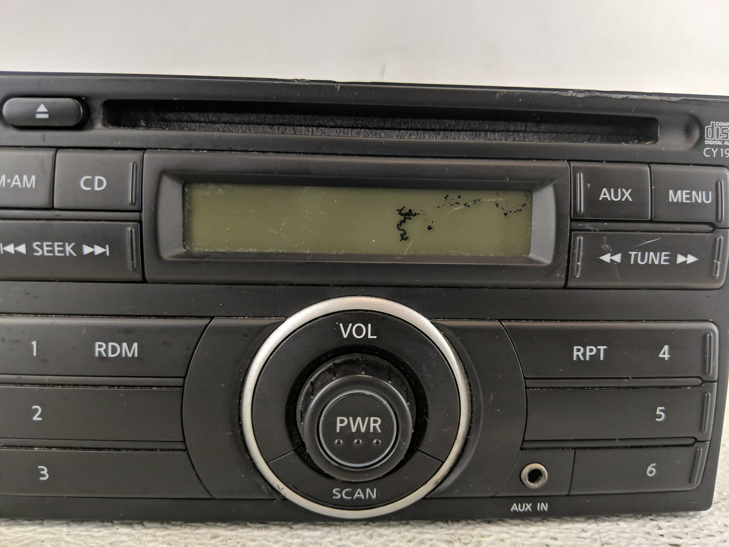 2012-2014 Nissan Versa Radio AM FM Cd Player Receiver Replacement P/N:28185 3AN0A Fits Fits 2012 2013 2014 OEM Used Auto Par