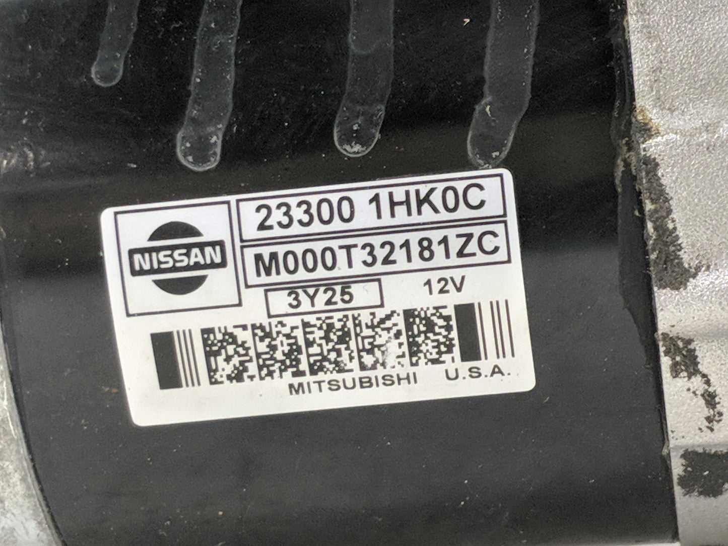 2012-2019 Nissan Versa Car Starter Motor Solenoid OEM P/N:23300 1HK0C Fits Fits 2012 2013 2014 2015 2016 2017 2018 2019 OEM 