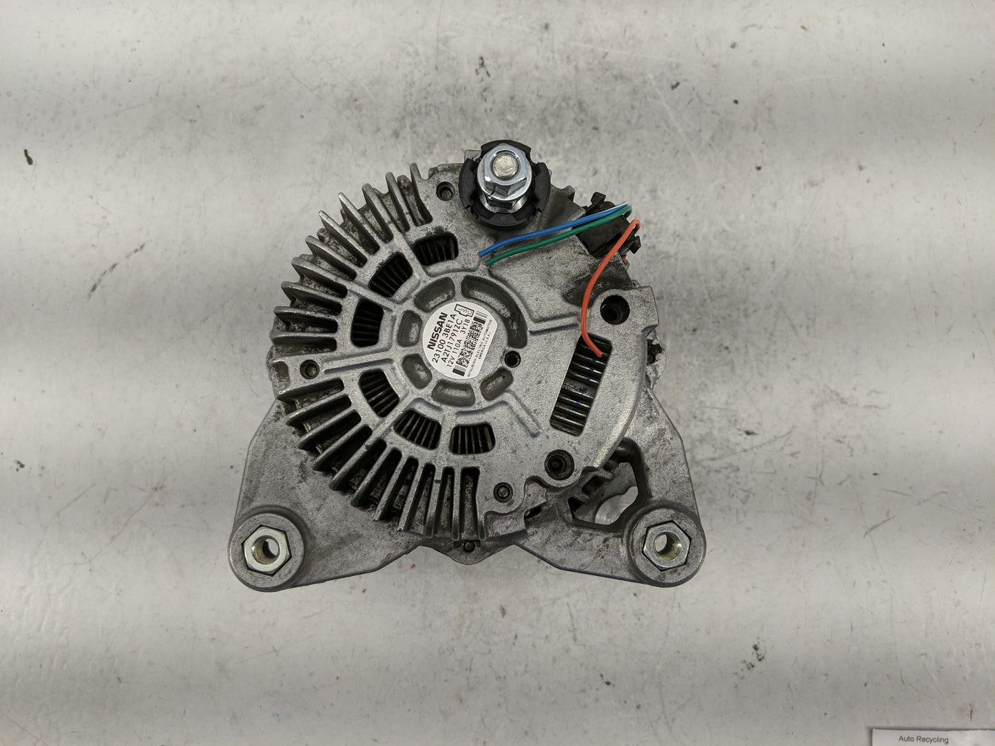 2014 Nissan Versa Alternator Replacement Generator Charging Assembly Engine OEM P/N:23100 3BE1A Fits OEM Used Auto Parts - O