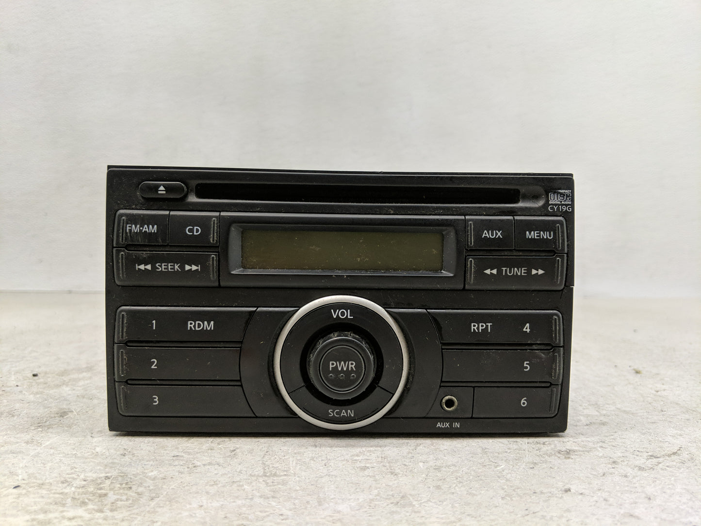 2012-2014 Nissan Versa Radio AM FM Cd Player Receiver Replacement P/N:28185 3AN0A Fits Fits 2012 2013 2014 OEM Used Auto Par