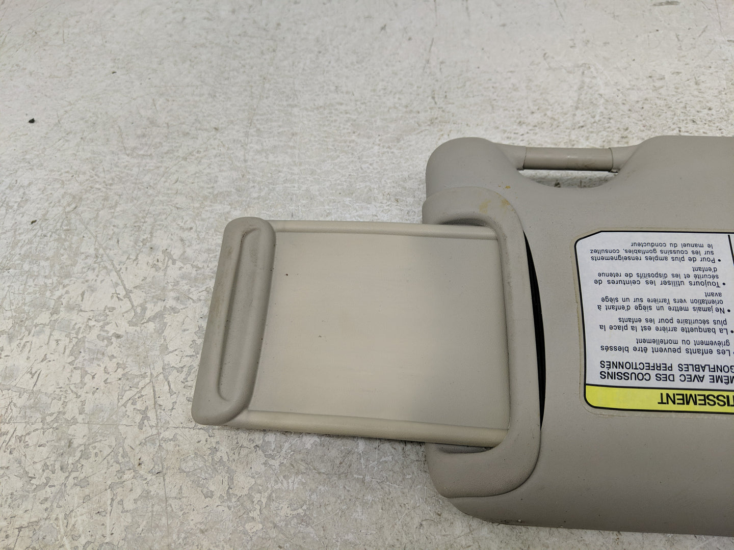 2012-2015 Nissan Versa Sun Visor Shade Replacement Driver Left Mirror Fits Fits 2012 2013 2014 2015 OEM Used Auto Parts - Oe