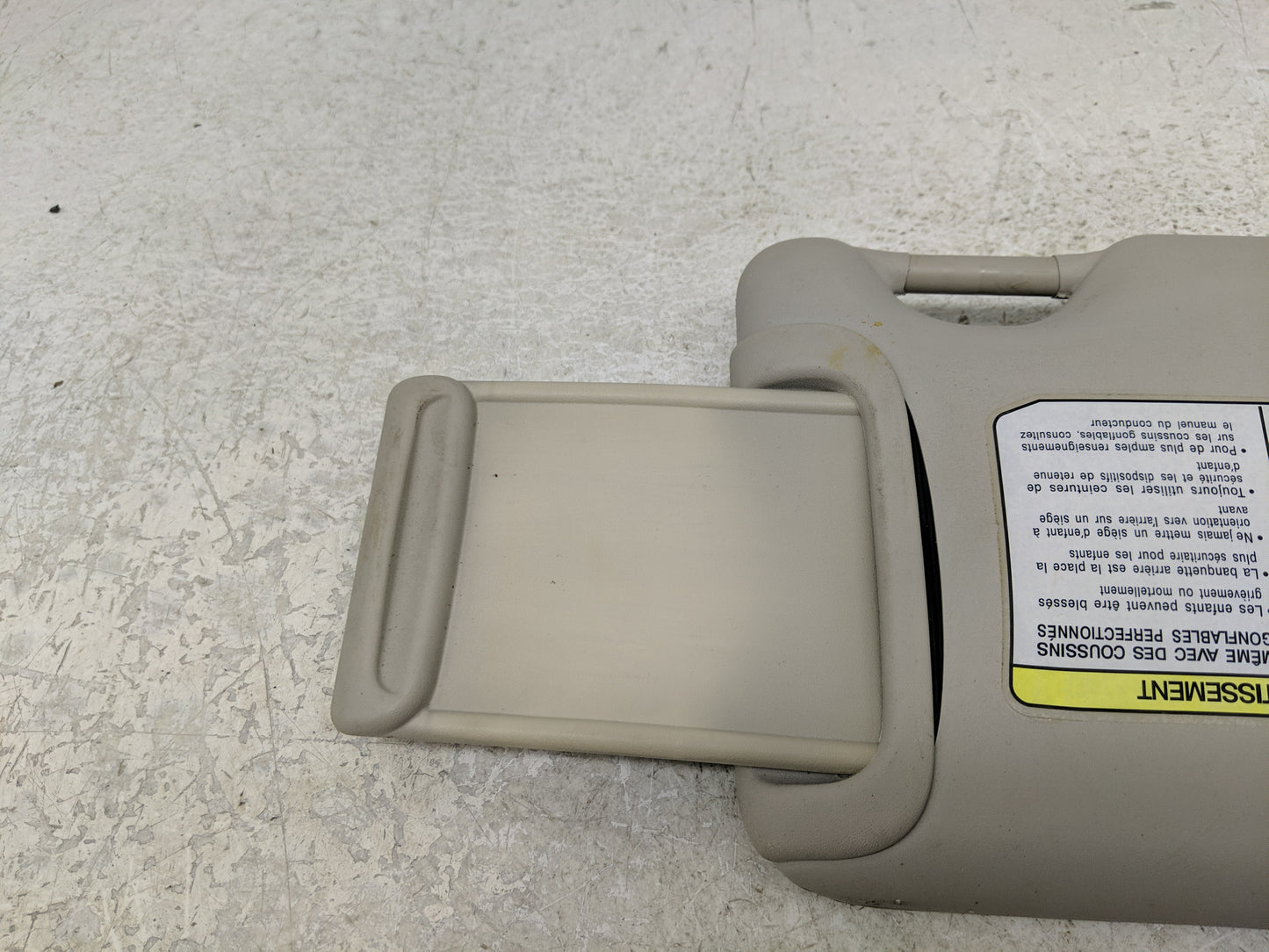 2012-2015 Nissan Versa Sun Visor Shade Replacement Driver Left Mirror Fits Fits 2012 2013 2014 2015 OEM Used Auto Parts - Oe