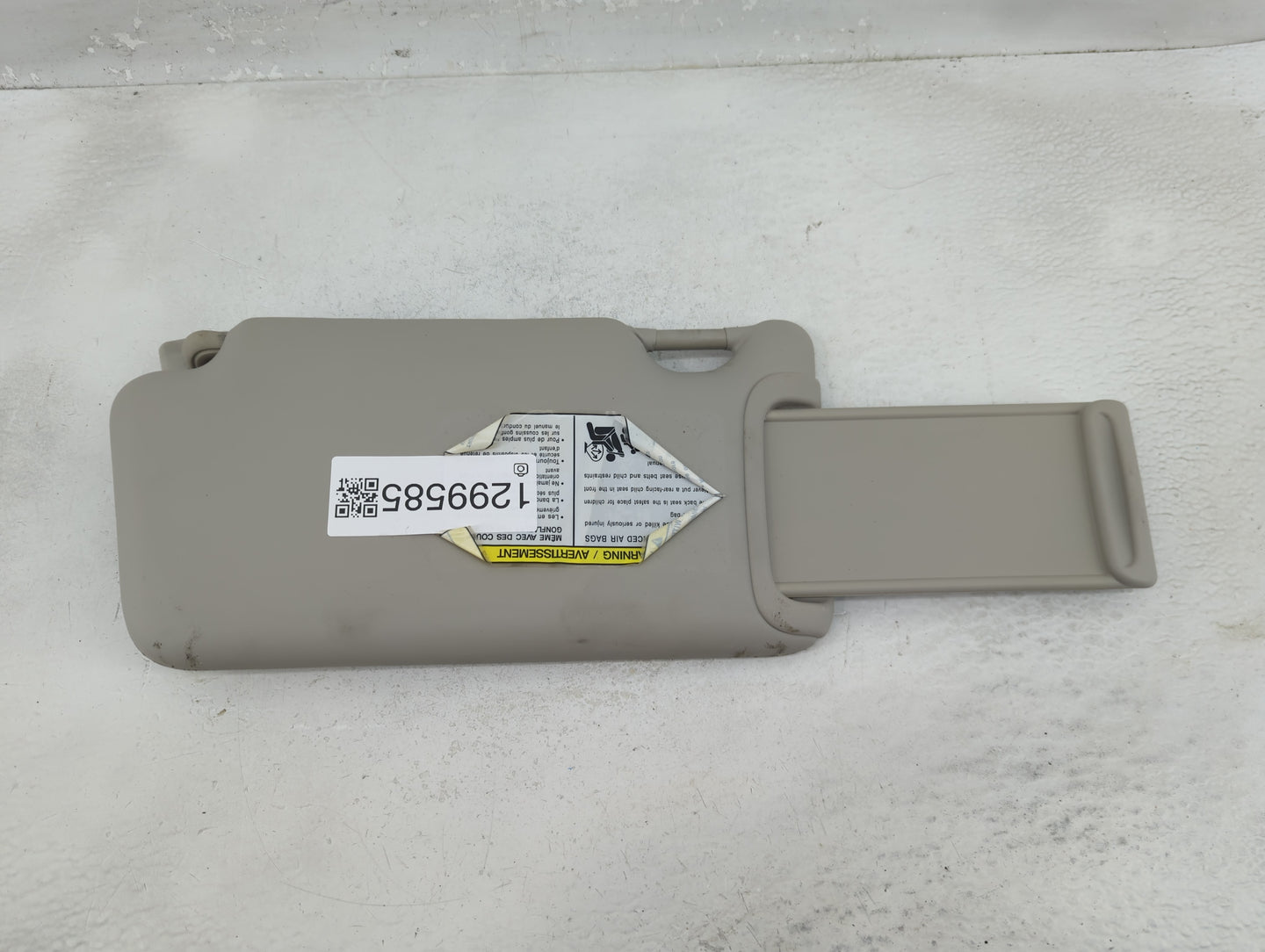 2012-2015 Nissan Versa Sun Visor Shade Replacement Passenger Right Mirror Fits Fits 2012 2013 2014 2015 OEM Used Auto Parts 