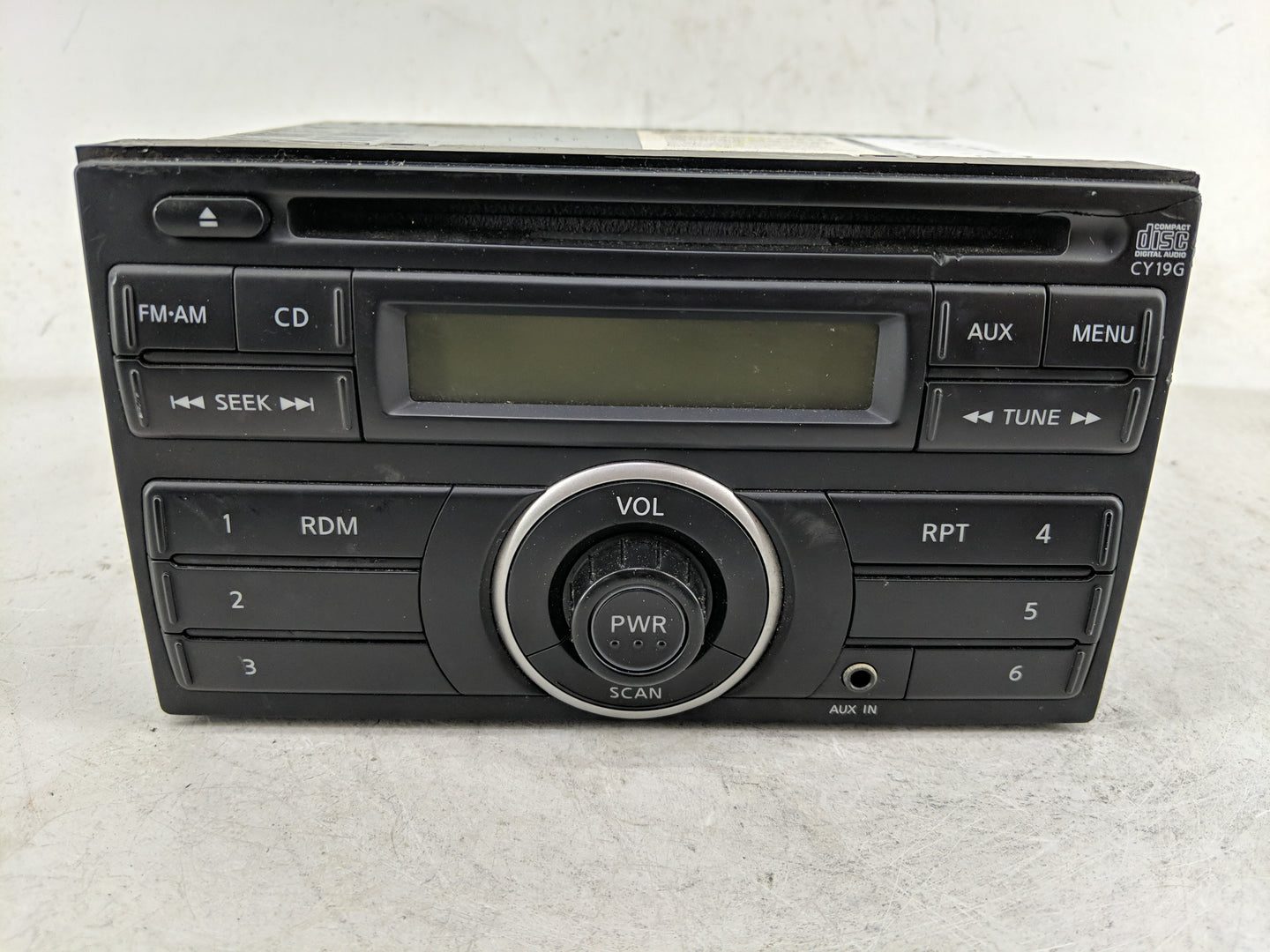 2012-2014 Nissan Versa Radio AM FM Cd Player Receiver Replacement P/N:28185 3AN0A Fits Fits 2012 2013 2014 OEM Used Auto Par