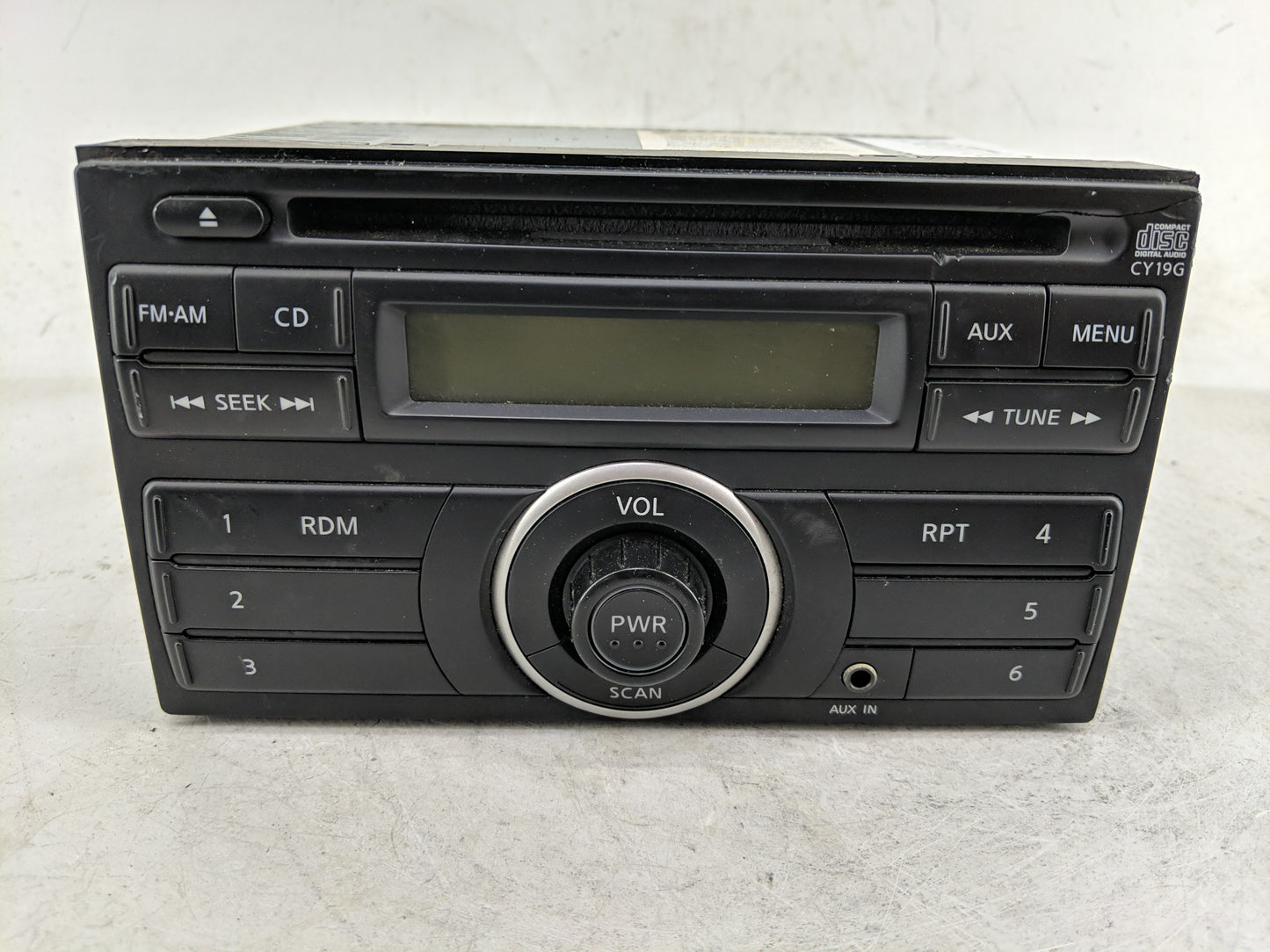 2012-2014 Nissan Versa Radio AM FM Cd Player Receiver Replacement P/N:28185 3AN0A Fits Fits 2012 2013 2014 OEM Used Auto Par