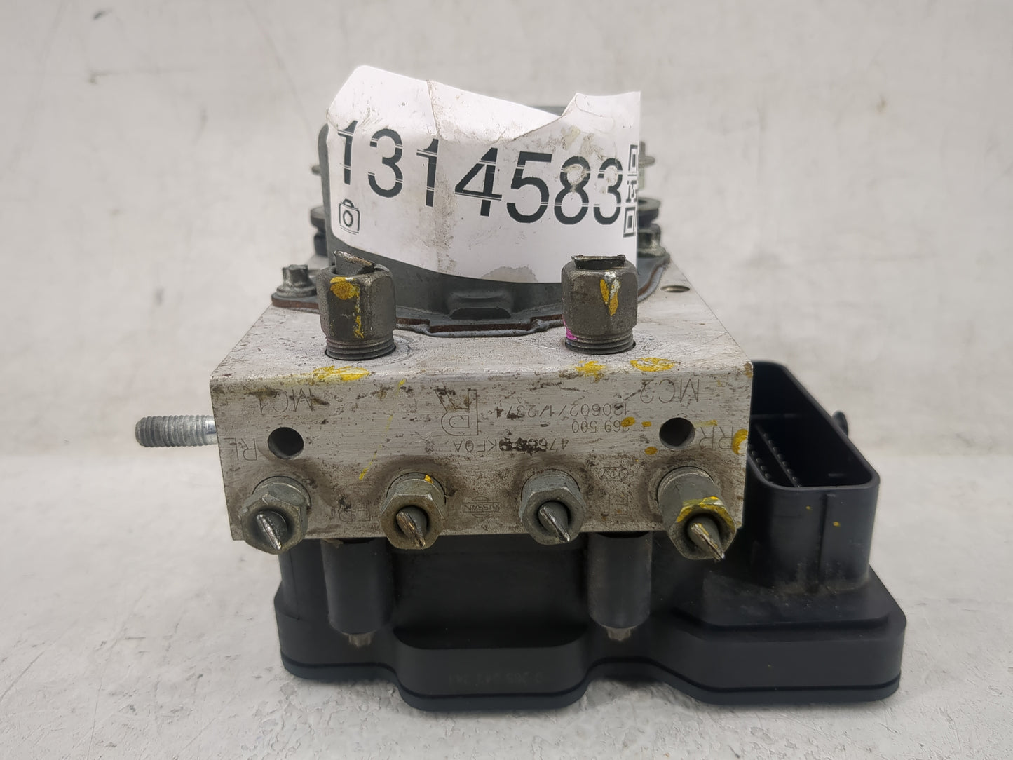 2014 Nissan Versa ABS Pump Control Module Replacement P/N:47660 9KF0A Fits OEM Used Auto Parts - Oemusedautoparts1.com