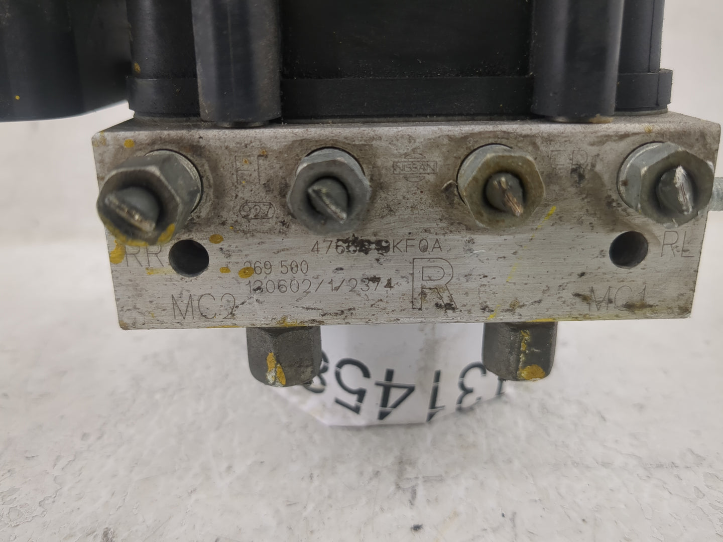 2014 Nissan Versa ABS Pump Control Module Replacement P/N:47660 9KF0A Fits OEM Used Auto Parts - Oemusedautoparts1.com
