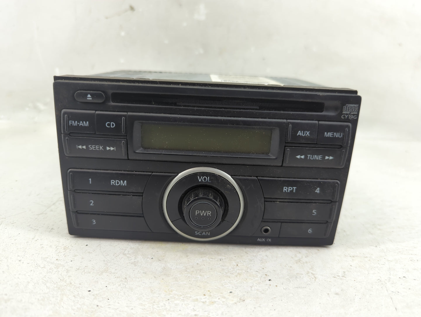 2012-2014 Nissan Versa Radio AM FM Cd Player Receiver Replacement P/N:28185 3AN0A Fits Fits 2012 2013 2014 OEM Used Auto Par