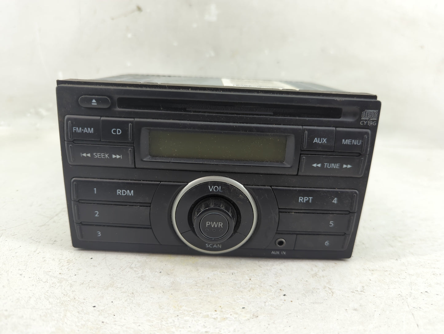 2012-2014 Nissan Versa Radio AM FM Cd Player Receiver Replacement P/N:28185 3AN0A Fits Fits 2012 2013 2014 OEM Used Auto Par