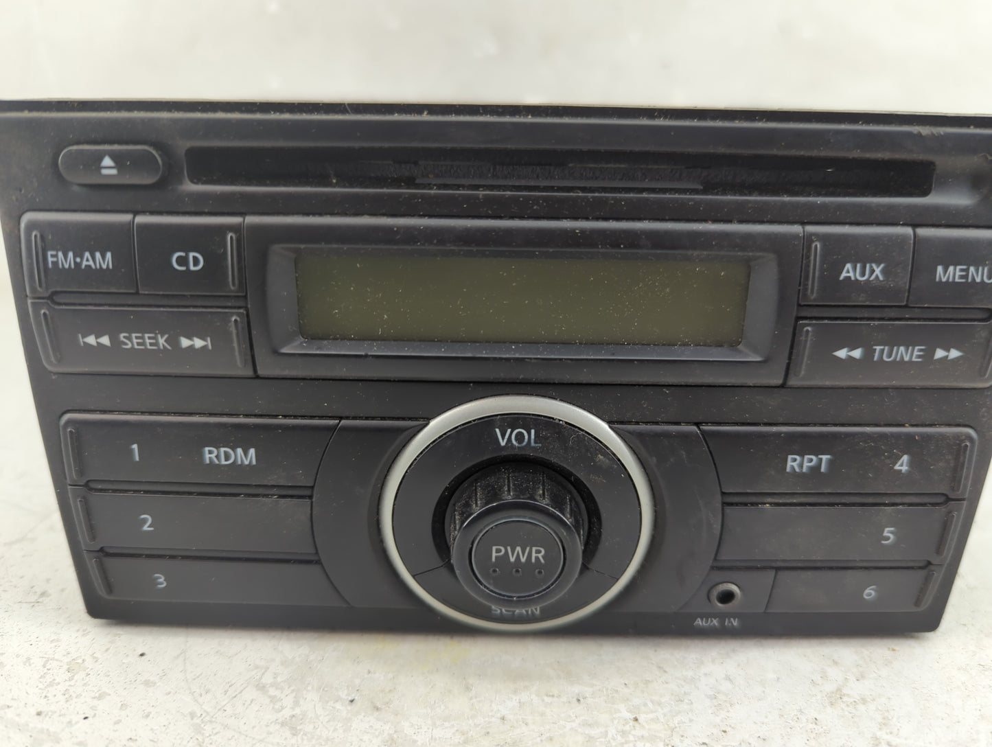 2012-2014 Nissan Versa Radio AM FM Cd Player Receiver Replacement P/N:28185 3AN0A Fits Fits 2012 2013 2014 OEM Used Auto Par