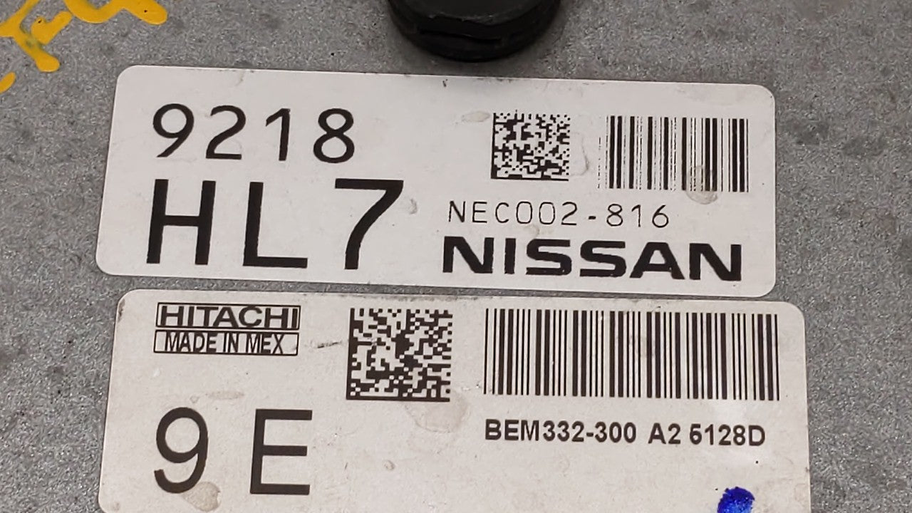 2014-2018 Nissan Versa PCM Engine Control Computer ECU ECM PCU OEM P/N:BEM332-300 A1 NEC002-874 Fits Fits 2014 2015 2016 201