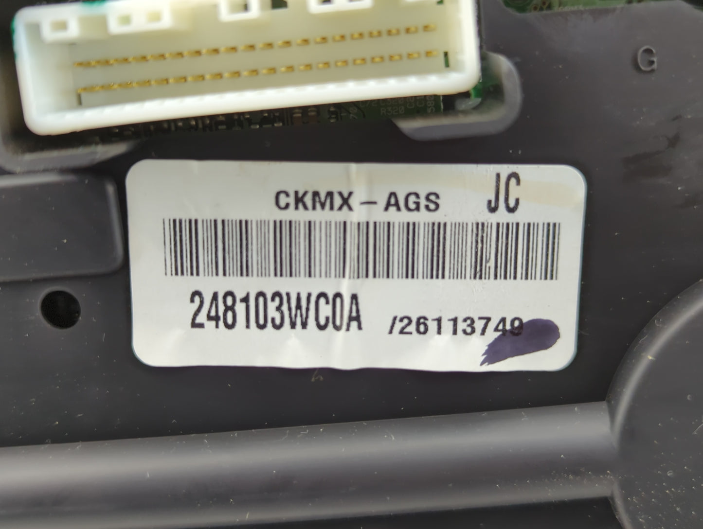 2014 Nissan Versa Instrument Cluster Speedometer Gauges P/N:248103WC0A Fits OEM Used Auto Parts - Oemusedautoparts1.com