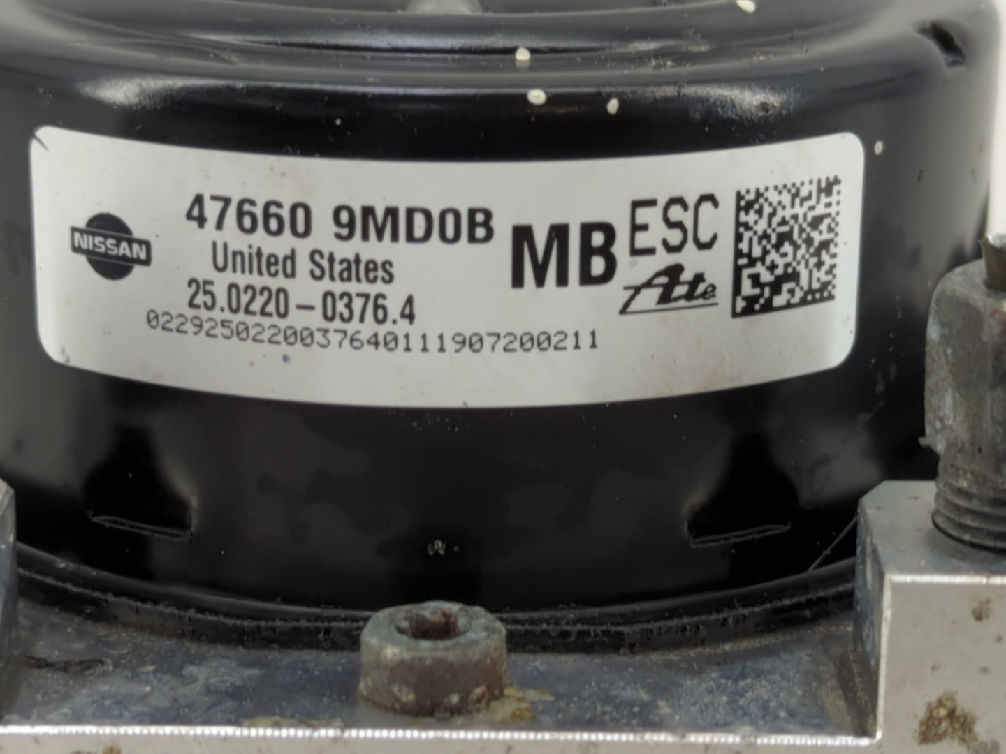 2014-2019 Nissan Versa ABS Pump Control Module Replacement P/N:47660 9MD0B 47660 3WC0B Fits Fits 2014 2015 2016 2017 2018 20
