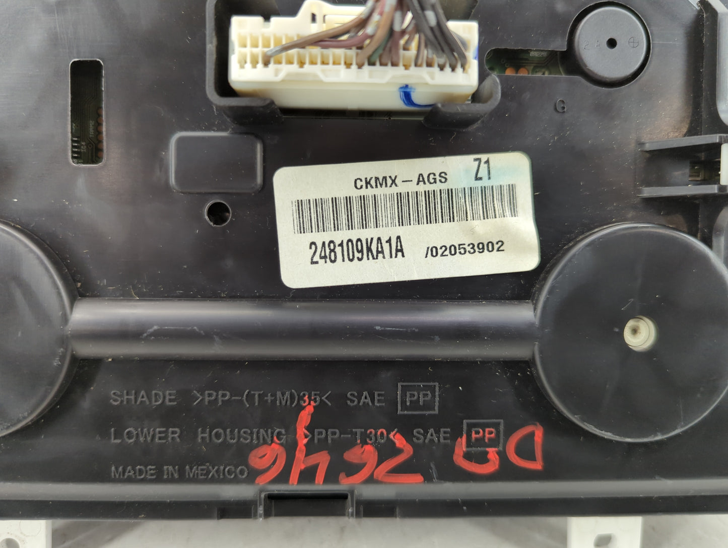 2014 Nissan Versa Instrument Cluster Speedometer Gauges P/N:248109KA1A Fits OEM Used Auto Parts - Oemusedautoparts1.com