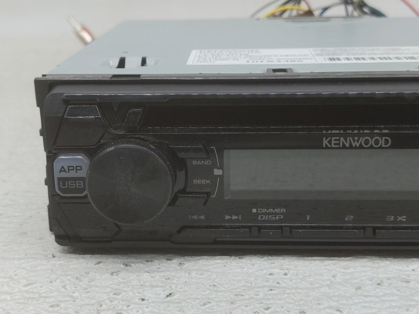 2014 Nissan Versa Radio AM FM Cd Player Receiver Replacement P/N:YK1-0460-12 Fits OEM Used Auto Parts - Oemusedautoparts1.co