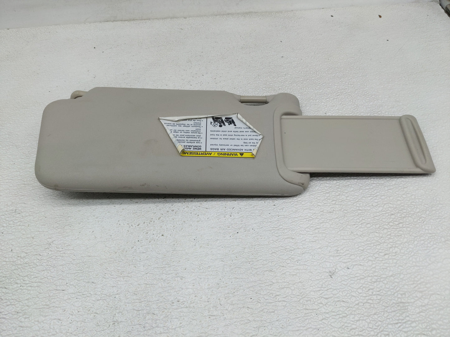 2013-2015 Nissan Versa Sun Visor Shade Replacement Passenger Right Mirror Fits Fits 2013 2014 2015 OEM Used Auto Parts - Oem