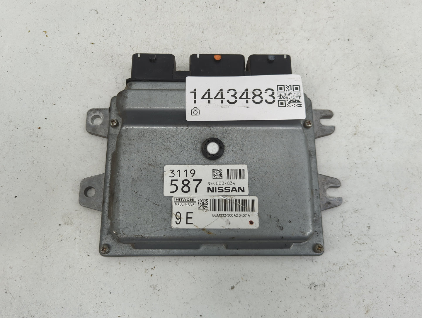 2014-2018 Nissan Versa PCM Engine Control Computer ECU ECM PCU OEM P/N:NEC000-834 BEM332-300A2 Fits Fits 2014 2015 2016 2017