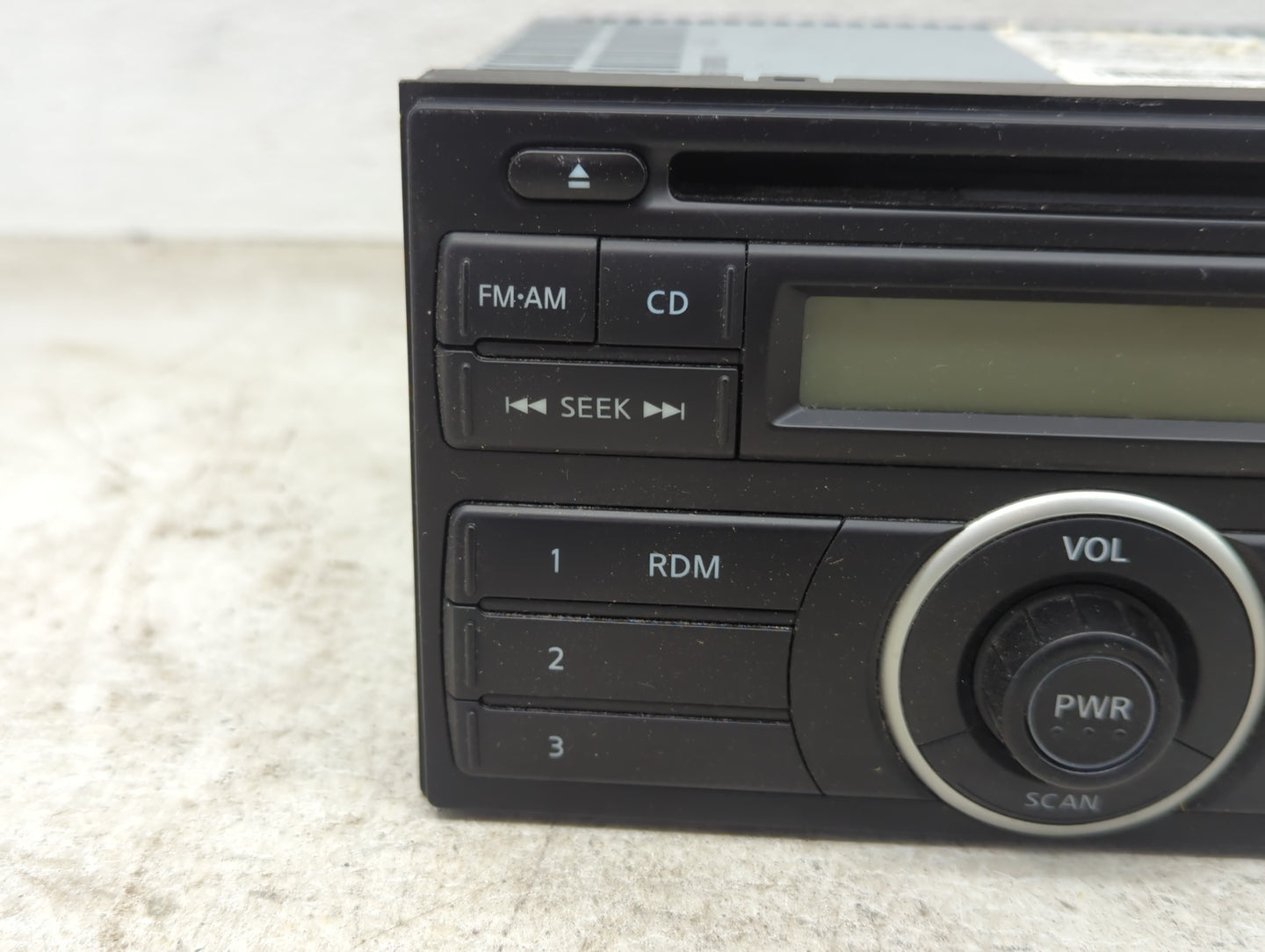 2012-2014 Nissan Versa Radio AM FM Cd Player Receiver Replacement P/N:28185 3AN0A PN-3089A Fits Fits 2012 2013 2014 OEM Used