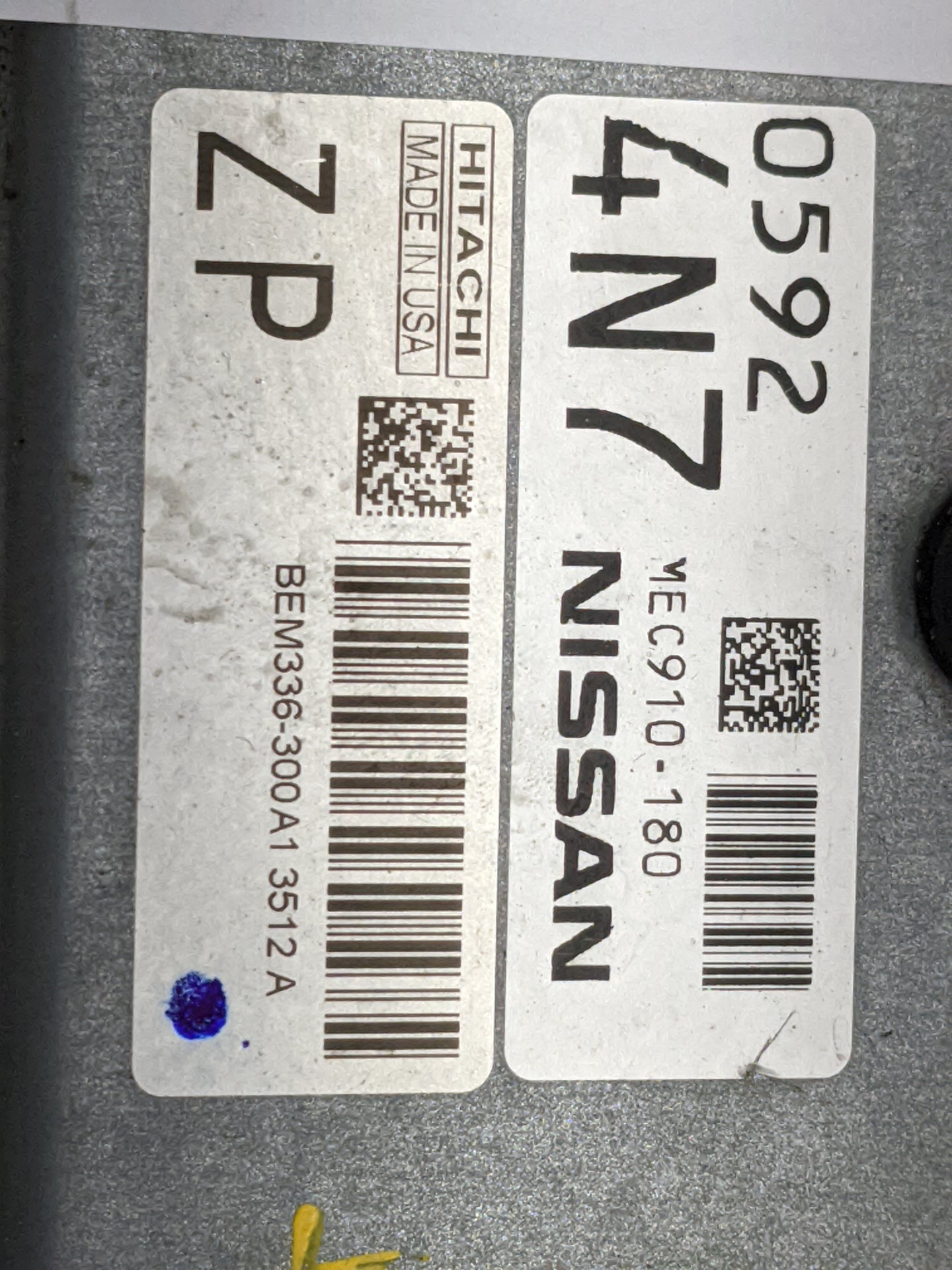 2014-2017 Nissan Versa PCM Engine Control Computer ECU ECM PCU OEM P/N:MEC910-180 BEM336-300A1 Fits Fits 2014 2015 2016 2017