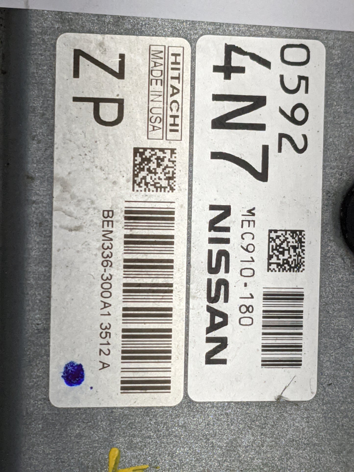 2014-2017 Nissan Versa PCM Engine Control Computer ECU ECM PCU OEM P/N:MEC910-180 BEM336-300A1 Fits Fits 2014 2015 2016 2017