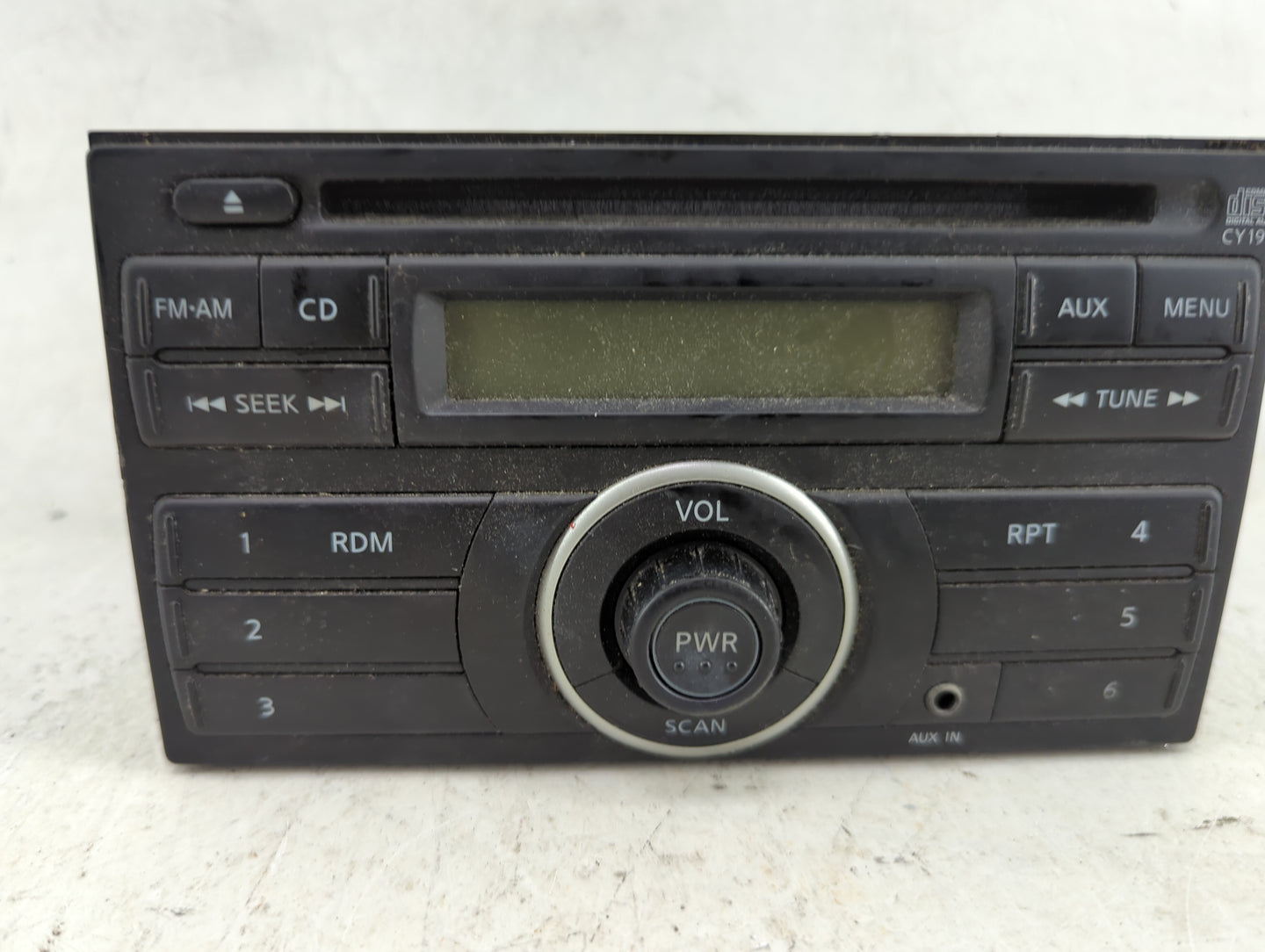 2012-2014 Nissan Versa Radio AM FM Cd Player Receiver Replacement P/N:281853AN0A PN-3089A, PN3089AA Fits Fits 2012 2013 2014